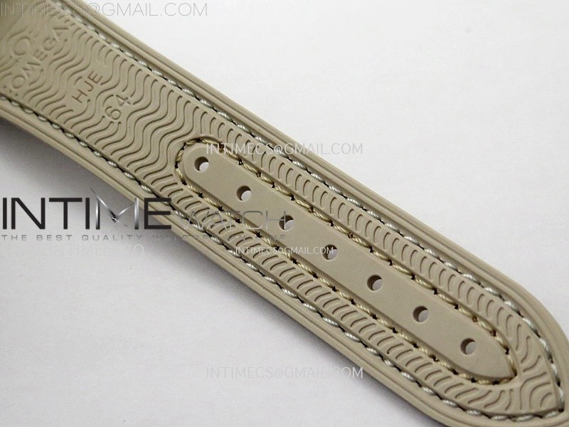 Planet Ocean 600M 43.5mm Bronze Color Ceramic Bezel SS VSF 1:1 Best Edition Sand-Blasted Beige Dial and Rubber Strap A8900